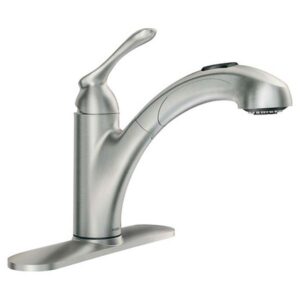 Banbury Spot Resist Stainless One-Handle Pullout Kitchen Faucet