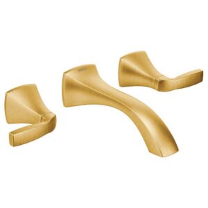 Voss Brushed Gold Two-Handle Wall Mount